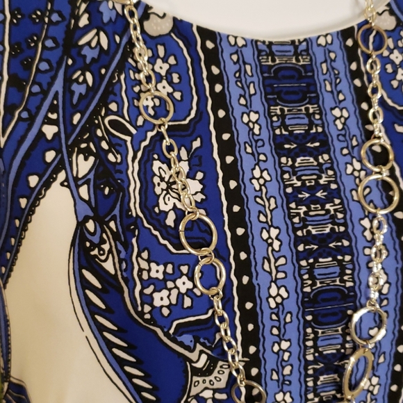 INC sleeveless Dress, Knee Length, gorgeous patten - Picture 2 of 9